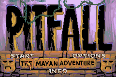 Pitfall - The Mayan Adventure Title Screen